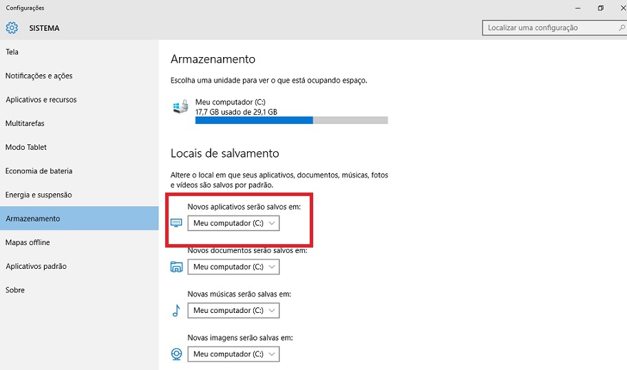 Windows 10: como alterar o local de instalação de jogos e aplicativos? -  Windows Club