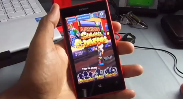 Download Subway Surfers for Lumia 520 and other 512MB Devices