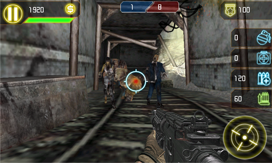 AE Zombie War Zone - Jogo FPS de zumbis para Windows Phone 7 e 8