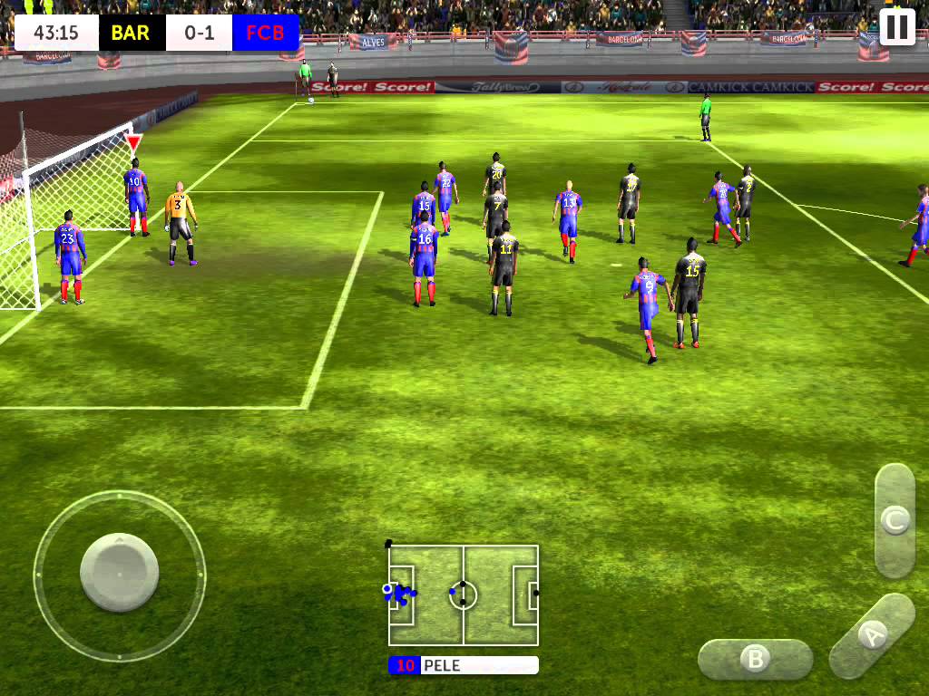 Jogue futebol no seu Windows Phone com 512MB de RAM, Dream League
