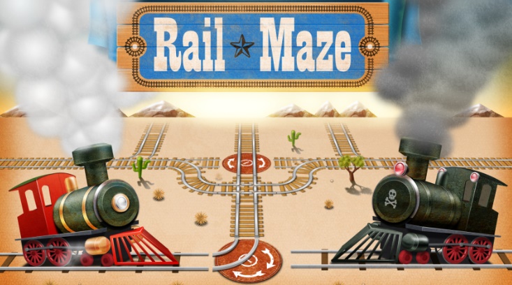 Um jogo de trem